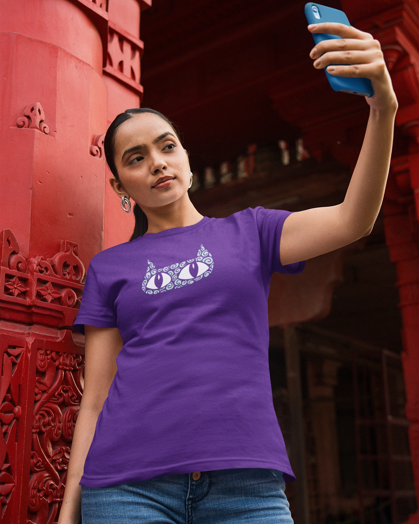 cat art t-shirt
